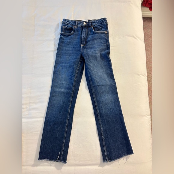 Zara Denim - Zara Kick Flare Ankle Jeans